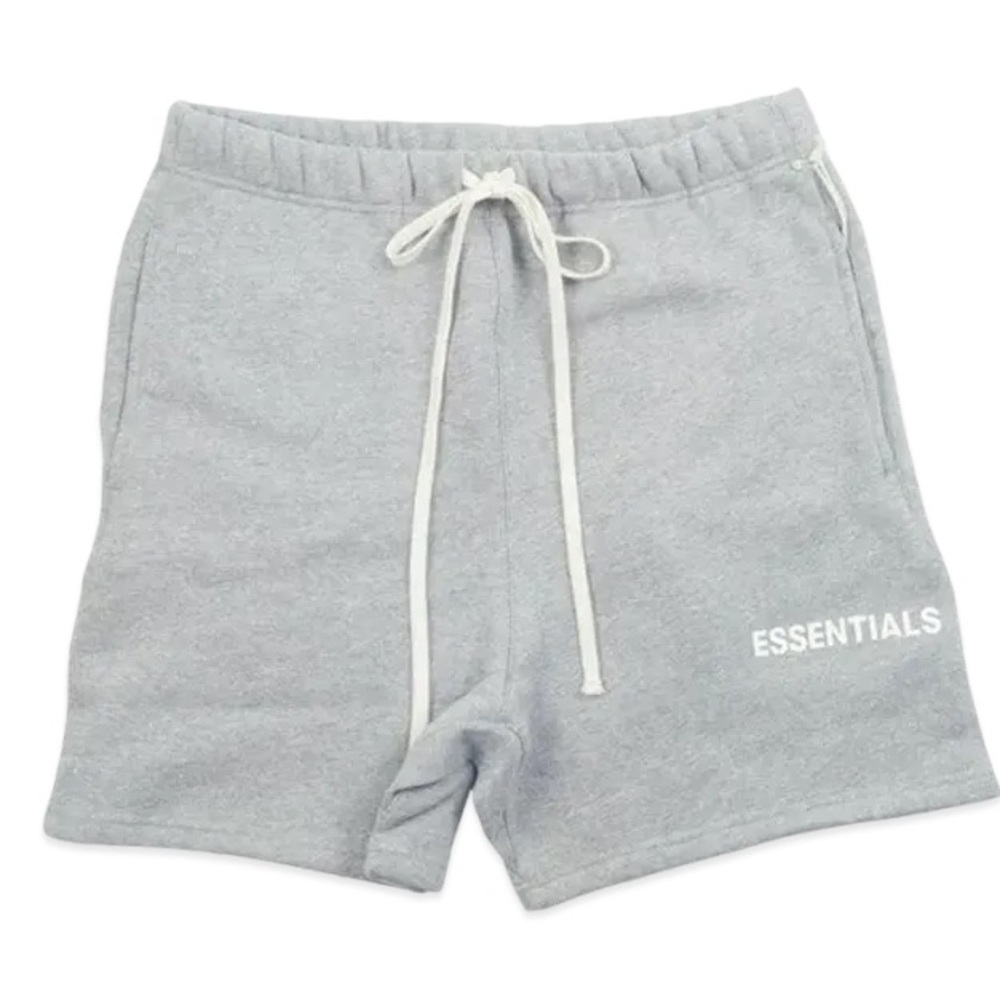 Essentials fear of god  Light Gray Men's Athletic Shorts